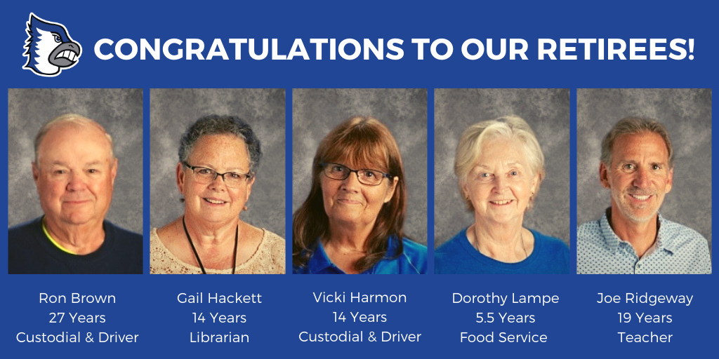 Congratulations to our retirees! 